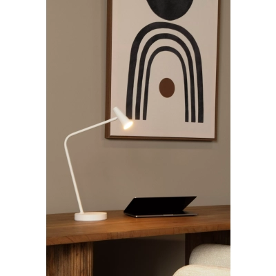 STIRLING - Lampa stołowa - Akumulator/baterie - LED Dim. - 1x3W 2700K - White 36620/03/31 Lucide